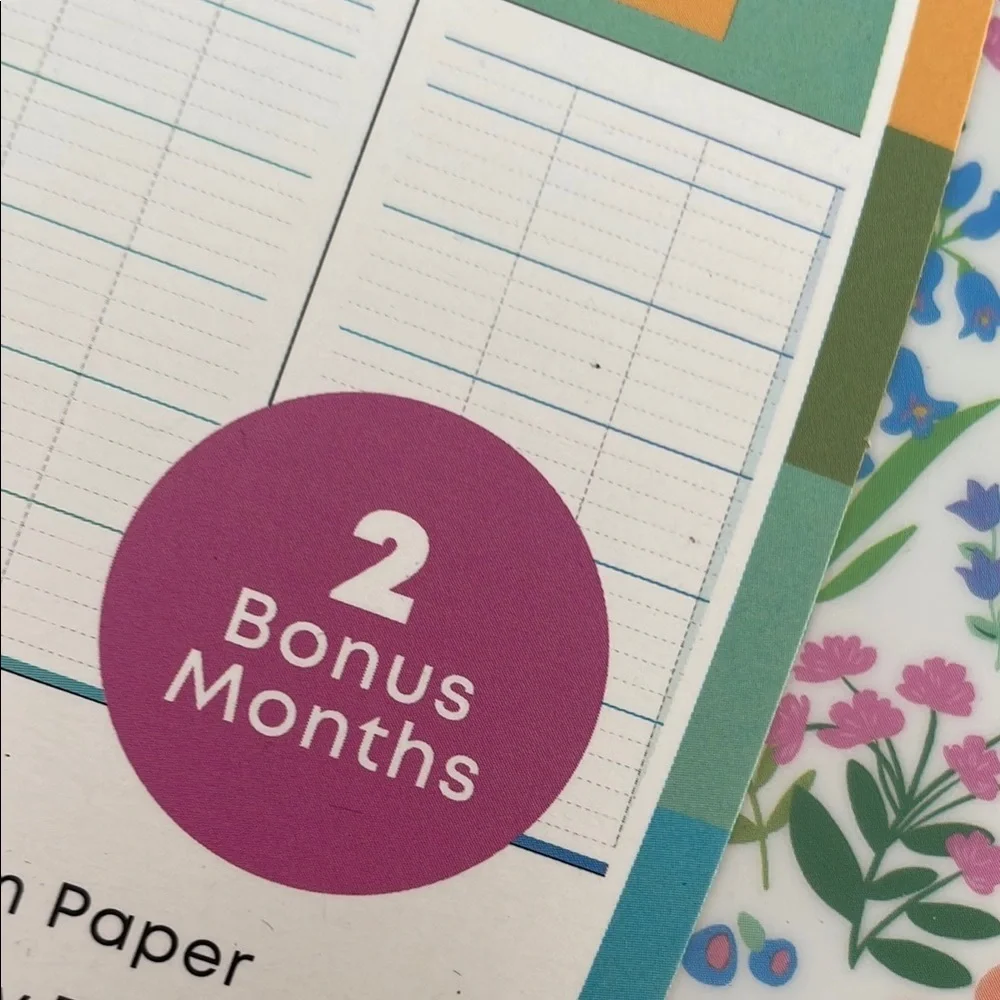 Teachwell Floral Teacher Lesson Planning Calendar Multicolor